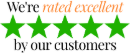 We're rated excellent by our customers